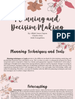 Module 7 Planning and Decision Making