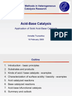 Acid Base Catalysis