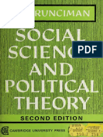 W.G. Runciman - Social Science and Political Theory-Cambridge University Press (1969)