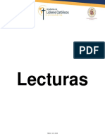 Lecturas Seminario Lideres Católicos