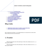 ANSYS Finite Element Analysis Coordinate System