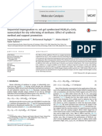 21 цитирование Sequential impregnation vs. sol-gel synthesized NiAl2O3-CeO2 nanocatalyst for dry reforming of methane Effect of synthesis method and support promotion