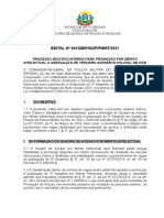 Edital #001 Processo Seletivo QAMI PMMT 2021