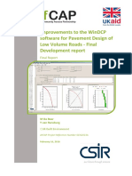 CSIR 2016 ImprovementsWinDCPSoftwarePavementDesignLVR FinalDevReport AFCAP