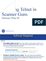 Telnet On Scanner Gun