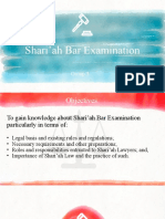 Group 3 - Shari-Ah Bar Examination Preparations