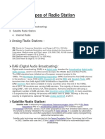 Types of Radio Stations Lecture 5