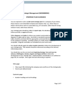 Strategic Management (MOD000955) Strategic Plan Guidance