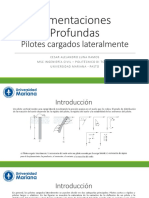 07 - Pilotes Cargados Lateralmente - Cimentaciones Profundas