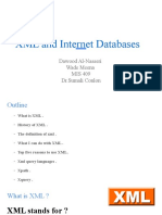 XML and Internet Databases: Dawood Al-Nasseri Wade Meena MIS 409 DR - Sumali Conlon