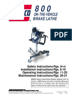 Ammco 800OTV Operation Manual