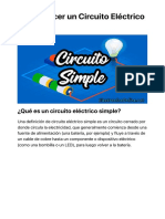 Cómo Hacer Un Circuito Eléctrico Simple?