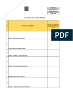 Ficha de Recojo de Evidencias para La Evaluación Diagnóstica