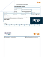 Assignment 01 Front Sheet: Unit Number and Title Unit 5: Management Accounting