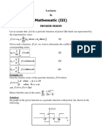 Mathematic (III) : Fourier Series