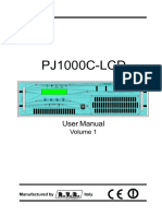 PJ1000C-LCD: User Manual