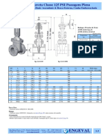 Válvula Gaveta Classe 125 PSI Passagem Plena: Engeval