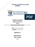 Mapa Conceptual Sobre El Procedimiento Voluntario