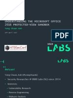 D2T4 - Koh Yong Chuan - Understanding The Microsoft Ofice 2016 Protected View Sandbox