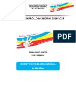 Plan de Desarrollo Municipal