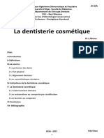 1.3 La Dentisterie Cosmétique