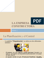 Tema 2 - La Empresa Constructora