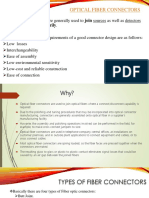 Optical Fiber Connectors