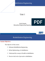 Unit 1: Rehabilitation Engineering