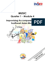 MUSIC 8 QUARTER 1 Improvising Accompaniment To Southeast Asian Music M4