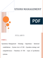 Operations Management