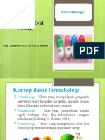 FARMAKOLOGI DASAR (Konsep Dasar Farmakologi)