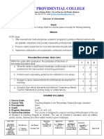 SAMPLE OBTL Syllabus