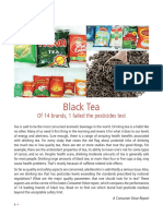 Black Tea: of 14 Brands, 1 Failed The Pesticides Test