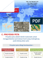 Geografi BAB 2 (2) Proyeksi - Proyeksi Peta