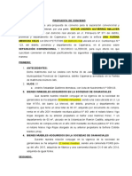 Demanda de Separacion Convencional y Divorcio Ulterior