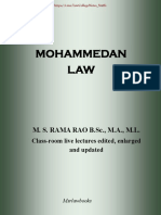 Mohammedan LAW: M. S. RAMA RAO B.SC., M.A., M.L