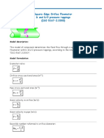 Square-Edge Orifice Flowmeter D and D/2 Pressure Tappings (ISO 5167-2:2003)