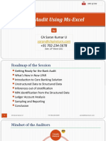 Bank Audit Using Excel - 16.03.2021