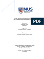 Design, Fabrication and Characterization of Auxetic Lattice Composites Elastic Polishing Pad - Chew Jun Teck A0165246A FYP