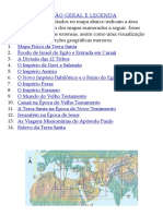 BÍBLIA PE EDNALDO Indice Dos Mapas Da Biblia Completo