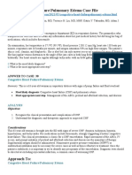 Congestive Heart Failure/Pulmonary Edema Case File