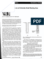 Strength of Concrete On An Extremely Small Bearing Area: Aci Structural Journal Technical Paper