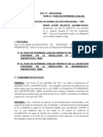 Escrito Intereses Legales