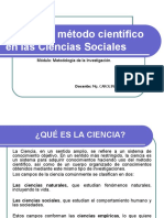 Pasos Del Método Científico en Las Ciencias Sociales