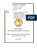 Banking Academy: Assignment Financial Statement Analysis