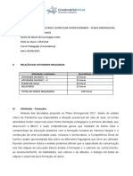 Plano Emergencial Relatorio Final UNICID