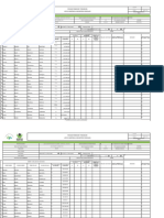 Formato de Lista de Asistencia A Encuentros Vivenciales