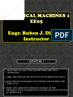 Electrical Machines 1 EE05: Engr. Ruben J. Dichoso Instructor