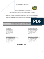 TENDER DOCUMENT FOR KIGANJO DISPENSARY Neg No. 877295