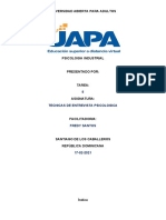 Tarea 5 Tecnicas de Entrevista Psicologica